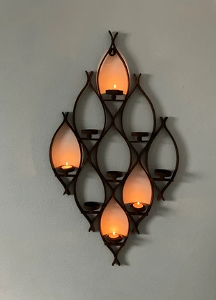 Landelijke muurkandelaar van PTMD, marque: PTMD, état: Très bon état, 50,00 €, 53,20 € Protection acheteurs incluse