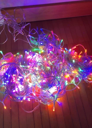 Bellissime luci multicolore 50metri 500led! albero, terrazzo, casa, giardino, siepe, état: Très bon état, 24,90 €, 26,85 € Protection acheteurs incluse