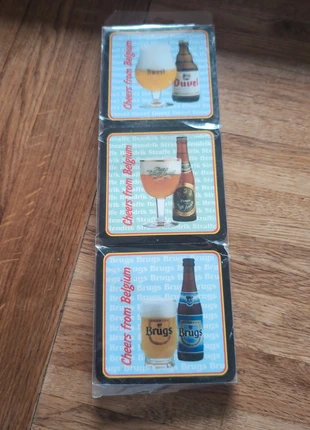 6 sous verres bière Belge, estado: Novo sem etiquetas, €3.00, €3.85 inclui Proteção do Comprador