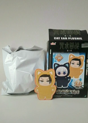 Jujutsu Kaisen Cat Ear Plushie Keychain Geto Suguru Labubu Plush Keyring, brand: Eaki, condition: New with tags, size: Preemie, up to 44cm, £22.00, £24.06 includes Buyer Protection