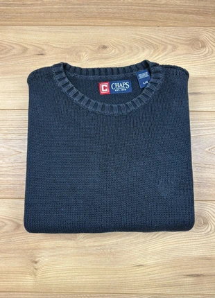 Chaps | Pull 100% coton | Couleur bleu marine | Taille L, brand: Chaps Ralph Lauren, condition: Very good, size: M, €15.00, €16.45 includes Buyer Protection