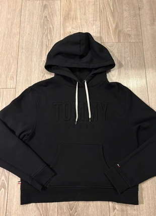 Sweat à capuche Tommy Hilfiger noir unisexe - Taille M (neuf), marque: Tommy Hilfiger, état: Neuf sans étiquette, taille: M / 38 / 10, 22,00 €, 23,80 € Protection acheteurs incluse