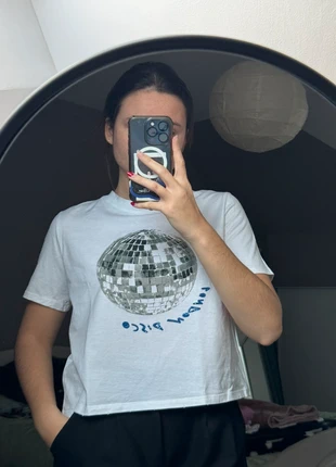 T-shirt imprimé bershka, marque: Bershka, état: Très bon état, taille: M / 38 / 10, 2,00 €, 2,80 € Protection acheteurs incluse