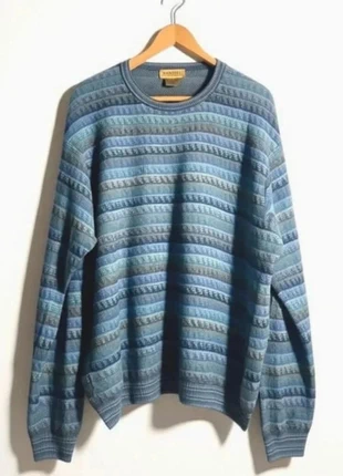 Vintage Raphael blue striped 100% cotton jumper XL, merk: Vintage Dressing, staat: Heel goed, maat: XL, € 40,90, € 43,65 inclusief Kopersbescherming Pro