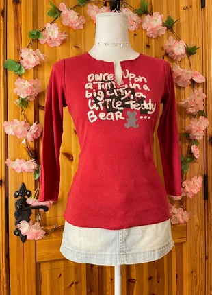 Teddy Bear Graphic Top | Storybook Print | Split Neckline | 809., brand: teddy, condition: Good, size: M / 38 / 10, €14.50, €15.93 includes Buyer Protection