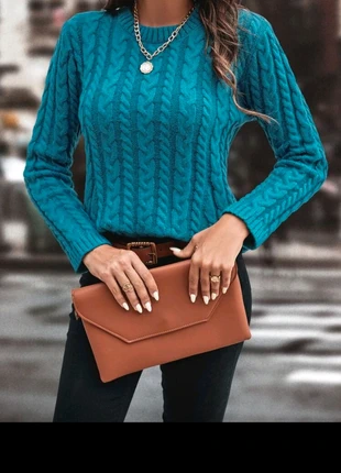 Elegant Blue Winter Sweater – Warm, Soft & High Quality for Women, brand: Shein, condition: New without tags, size: M / 38 / 10, €12.00, €13.30 includes Buyer Protection