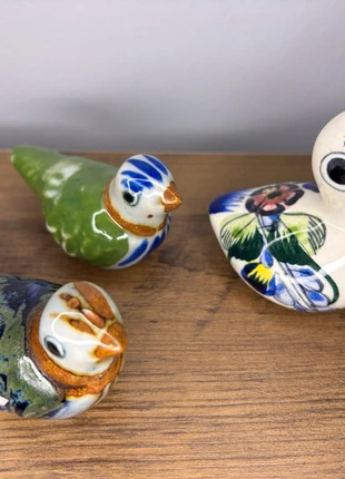 Set of 3 Ceramic Birds – Hand-Painted, condition: Very good, £12.00, £13.30 includes Buyer Protection