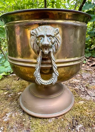 Seau à champagne en laiton lion XIXe siècle, marque: seau à champagne en laiton ancien, état: Bon état, 35,00 €, 37,45 € Protection acheteurs (Pro) incluse