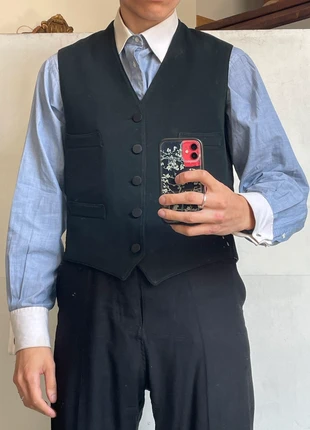Gilet de costume noir vintage des années 20 ou 30, marque: Vintage Dressing, état: Bon état, taille: S, 36,00 €, 38,50 € Protection acheteurs incluse