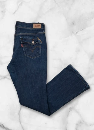 Jean Levi's 515 Boot Cut Straight Fit Flared Femme | W28L30 FR38 Bleu Marine | #517, marque: Levi's, état: Très bon état, taille: M / 38 / 10, 30,00 €, 32,20 € Protection acheteurs incluse