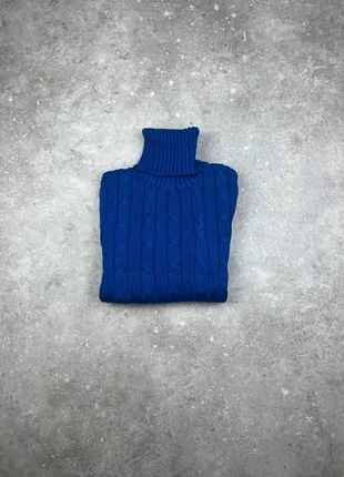 Pull À Col Roulé Tressé Torsade Polo Ralph Lauren Taille S Femme Bleu Uni Coton #R72, merk: Ralph Lauren, staat: Heel goed, maat: S / 36 / 8, € 45,00, € 47,95 inclusief Kopersbescherming Pro
