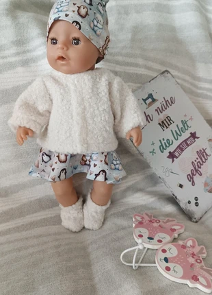 Puppenkleidung, Winterset, Baby Born Puppe 43 cm groß.Kleid,Jacke, Schuhe, Mütze, brand: Set, condizioni: Ottime, taglia: 5 anni / 110 cm, €20.00, €21.70 include la Protezione acquisti