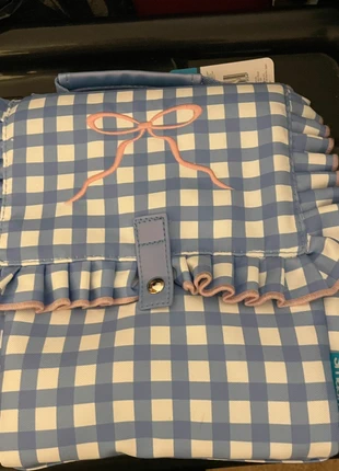 Smash lilac & white gingham pink ribbon insulated lunch bag BNWT, brand: smash, condition: New with tags, £3.50, £4.08 includes Buyer Protection