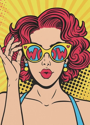 Woow - Pop Art - Affiche Poster A3, marque: Inconnu, état: Neuf sans étiquette, 8,00 €, 9,10 € Protection acheteurs (Pro) incluse