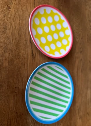 Twee melamine hema borden 22cm diameter, brand: Hema, condizioni: Ottime, taglia: Taglia unica, €2.50, €3.33 include la Protezione acquisti