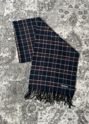Écharpe Barbour bleu marine laine scarf blue navy wool made in Scotland, brand: Barbour, condition: Very good, €35.00, €37.45 includes Buyer Protection Pro