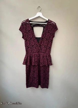 Robe vintage plumetis en dentelle prune – Taille S – Très bon état, marca: Vintage Dressing, estado: Muy bueno, tamaño: S / 36 / 8, 7,50 €, 8,58 € Protección al comprador incluida