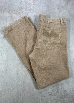 Pantalon En Velours Côtelé / Corduroy vintage velours cotelé beige clair coupe droite taille W32, brand: Vintage Dressing, condizioni: Ottime, taglia: XL / IT 46 / EU 42, €15.00, €16.45 include la Protezione acquisti Pro