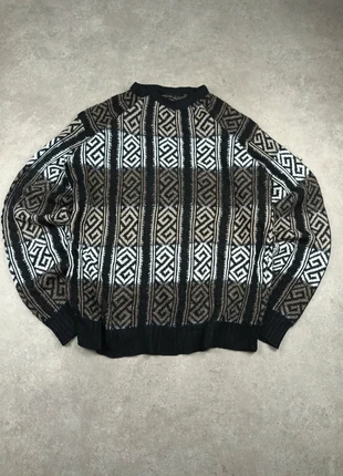 Pull d'hiver knit ethnic papy vintage 80's 90's Y2K old money taille XL homme, brand: Vintage Dressing, condition: Very good, size: XL, €22.00, €23.80 includes Buyer Protection Pro