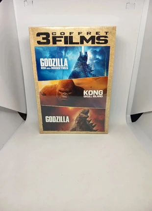 Coffret 3 Films - Godzilla + Godzilla : Roi des Monstres + Kong : Skull Island, état: Neuf avec étiquette, 9,99 €, 11,19 € Protection acheteurs (Pro) incluse
