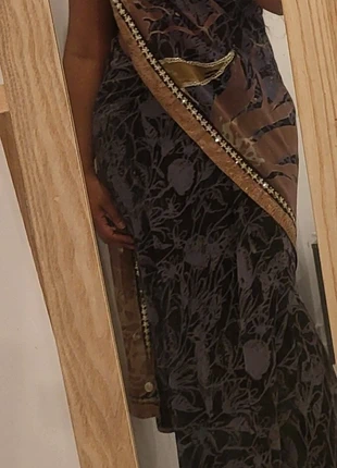 Saree indien noir, brand: saree, condizioni: Ottime, taglia: Taglia unica, €25.00, €26.95 include la Protezione acquisti