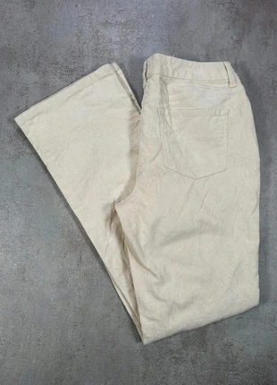 Pantalon Vintage En Velours Côtelé / Corduroy St John's Bay creme coupe droite taille 10, marque: Vintage Dressing, état: Très bon état, taille: M / 38 / 10, 10,00 €, 11,20 € Protection acheteurs (Pro) incluse