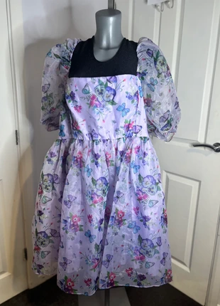 Shein Floral Butterfly Dress - Size 4XL (see description for sizing), brand: Shein, condition: Very good, size: Other, £7.50, £8.58 includes Buyer Protection