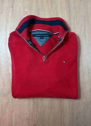 Pull Tommy Hilfiger homme 📌 Taille : S Rouge vif, brand: Tommy Hilfiger, condition: Good, size: S, €15.00, €16.45 includes Buyer Protection