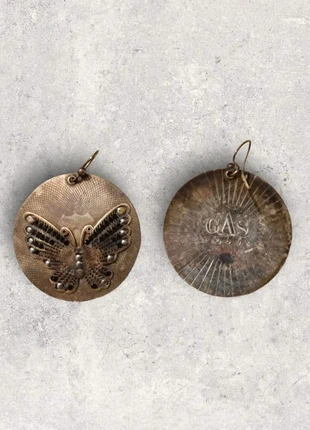 Boucles d'oreille Gas bijoux papillon 5 cm, brand: GAS, condition: Very good, €30.00, €32.20 includes Buyer Protection