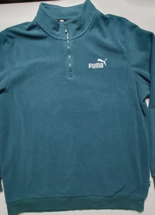 (L) Pull zip puma polaire vert, brand: Puma, condizioni: Ottime, taglia: L, €12.00, €13.30 include la Protezione acquisti