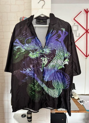 Chemise satinée Jaded London, merk: Jaded London, staat: Heel goed, maat: M, € 15,00, € 16,45 inclusief Kopersbescherming