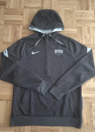 Sweat à capuche / hoodie 1/4 de zip gris Nike TCU soccer taille L, brand: Nike, condizioni: Ottime, taglia: L, €15.00, €16.45 include la Protezione acquisti