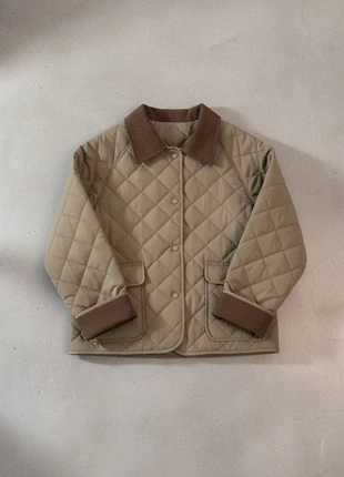 🤎 Veste matelassée courte camel col contrastant marron, marque: Atelier Eliora, état: Très bon état, taille: S / 36 / 8, 52,90 €, 56,25 € Protection acheteurs (Pro) incluse