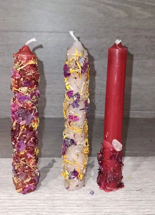 3 bougies 2 rouges attraction amoureuse 1 rose, état: Très bon état, 9,00 €, 10,15 € Protection acheteurs incluse