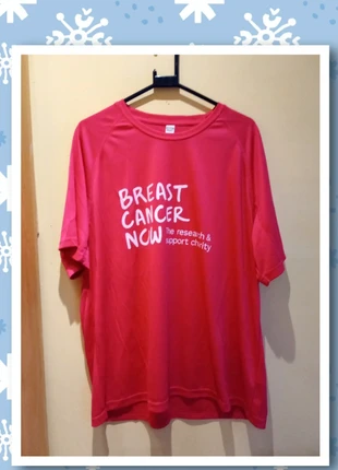 Breast Cancer Now, size 18, pink, short sleeve, breathable, technical top, brand: Breast Cancer Now, condition: New with tags, size: L / UK 16-18, £4.00, £4.90 includes Buyer Protection