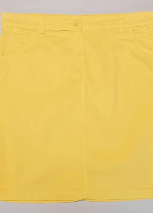 Jupe en "jeans" jaune, marque: Jacqueline Riu, état: Bon état, taille: XXXL / 46 / 18, 2,50 €, 3,33 € Protection acheteurs incluse