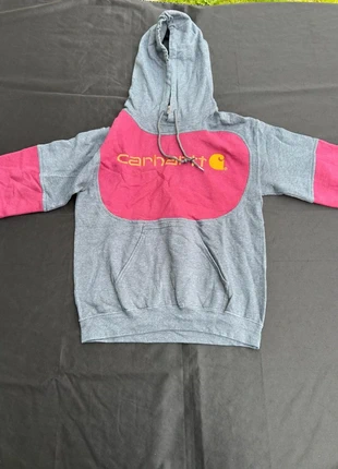 Sweat à capuche Carhartt gris et bordeaux, brand: Carhartt, condition: Good, size: S, €27.00, €29.05 includes Buyer Protection