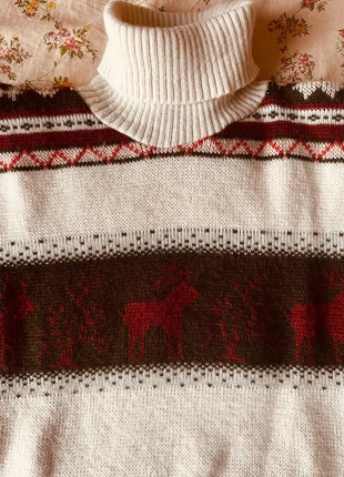 Pull de Noël vintage, marque: Vintage Dressing, état: Très bon état, taille: XXS / 32 / 4, 28,00 €, 30,10 € Protection acheteurs incluse