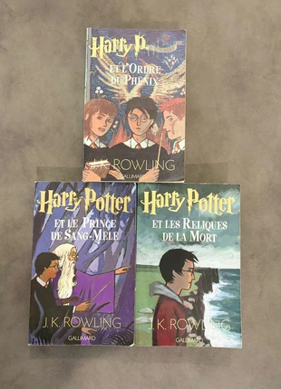 Livres Harry Potter - Tome 5, 6, et 7, staat: Goed, € 15,00, € 16,45 inclusief Kopersbescherming Pro