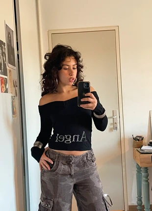 Top Angels vintage strass, marque: Vintage Dressing, état: Bon état, taille: S / 36 / 8, 8,00 €, 9,10 € Protection acheteurs incluse