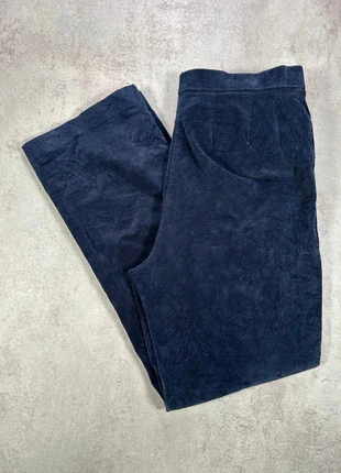 Pantalon Vintage En Velours Côtelé / Corduroy Reflections bleu nuit ample taille 10, marque: Vintage Dressing, état: Très bon état, taille: M / 38 / 10, 14,00 €, 15,40 € Protection acheteurs (Pro) incluse