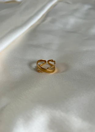 Cross ring adjustable stainless steel, état: Neuf sans étiquette, taille: Ajustable, 3,00 €, 3,85 € Protection acheteurs (Pro) incluse