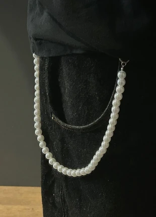 Chaîne de pantalon en perles, marque: CHROME, état: Neuf avec étiquette, 8,00 €, 9,10 € Protection acheteurs incluse