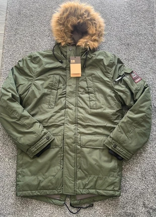 NIEUW, super gave olijfgroene parkajas met capuchon van CrossHatch, maat M, marque: Crosshatch, état: Neuf avec étiquette, taille: M, 48,49 €, 51,61 € Protection acheteurs incluse