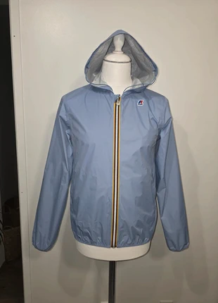 Manteau veste parka imperméable K-way Jack plus dot bleu clair taille M mixte 🔥, merk: K-Way, staat: Heel goed, maat: M, € 99,00, € 104,65 inclusief Kopersbescherming Pro