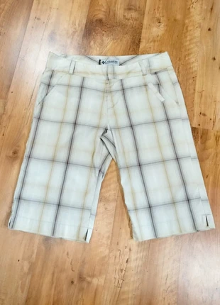 Short de randonnée Colombia beige quadrillé femme taille M, merk: Colombia, staat: Nieuw zonder prijskaartje, maat: M / 38 / 10, € 15,00, € 16,45 inclusief Kopersbescherming