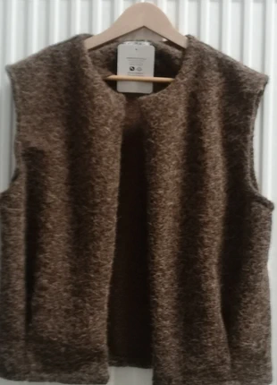 Gillet sans manche avec poches 20 %laine, marca: Boutique Parisienne, estado: Muito bom, tamanho: M / 38 / 10, €14.00, €15.40 inclui Proteção do Comprador