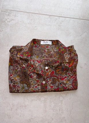 Chemise vintage marron motif, marque: PierreBé, état: Très bon état, taille: L / 40 / 12, 6,00 €, 7,00 € Protection acheteurs incluse