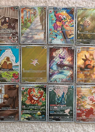 12 cartes illustration rares, marke: Pokémon, zustand: Neu, 95,00 €, 100,45 € inklusive Vinted-Käuferschutz