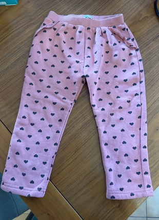 Pantalon polaire rose avec cœur 36mois, marca: Pat et Ripaton, estado: Muito bom, tamanho: 24-36 meses / 92 cm, €1.50, €2.28 inclui Proteção do Comprador